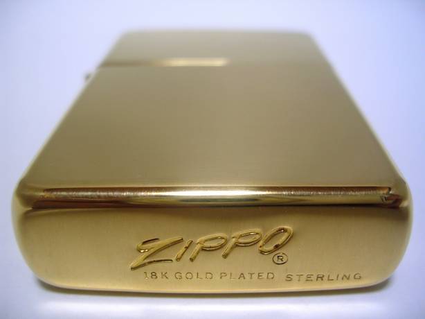 zippo STERLING SILVER Armor 本クロコ K18シリアルゴールドプレート 2005年製 リミテッド50 保管未使用